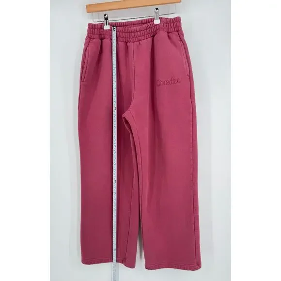 Comfrt Set Berry Minimalist L Hoodie Sweatpants Aesthetic Weighted Loungewear - Picture 7 of 12